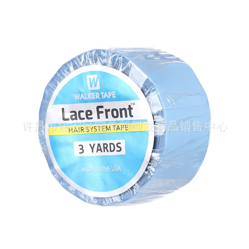 Blue Lace Front Support Tape for Hair Replacement Blocks - Image 4