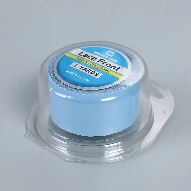 Blue Lace Front Support Tape for Hair Replacement Blocks - Image 2