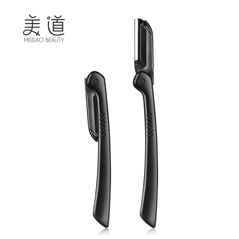 Black Macro Protection Eyebrow Scraping Razor - Image 11