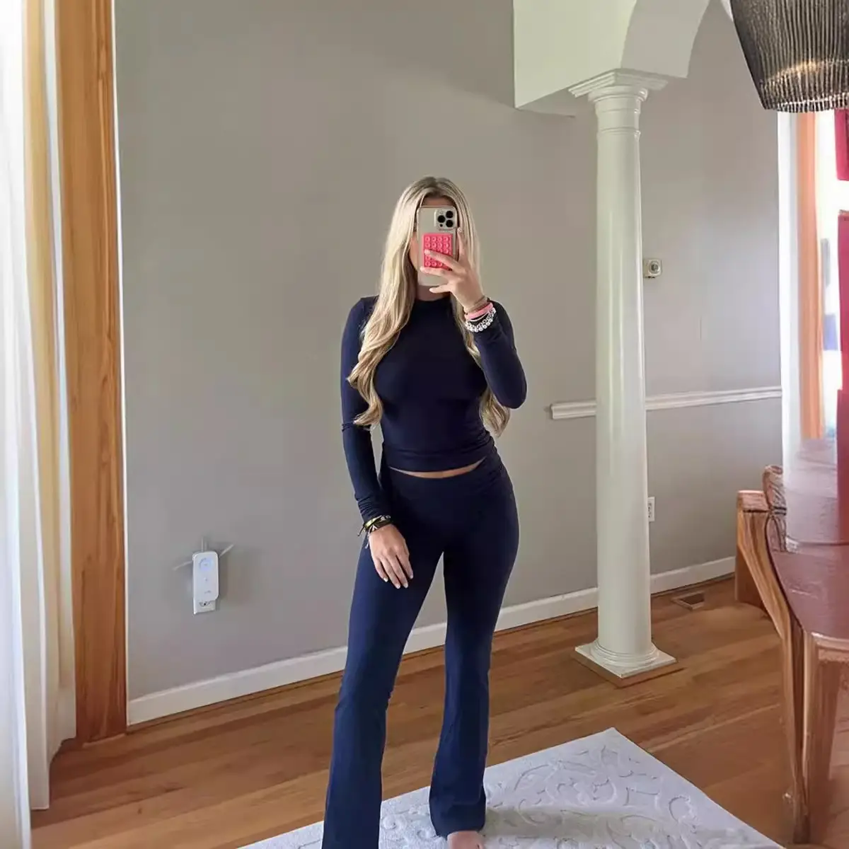 Women Black High-End Suit Set Autumn 2024 Hong Kong Style