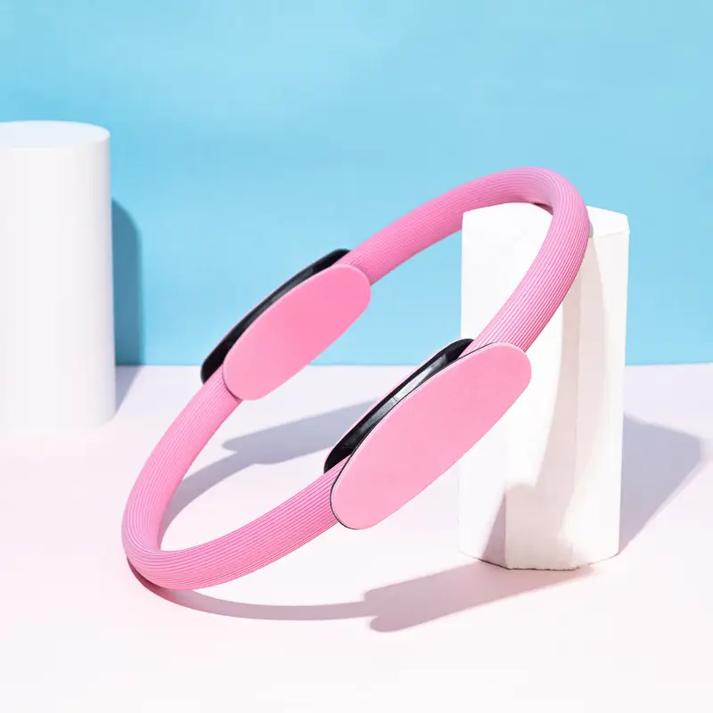 Crescent Handle Pilates Ring Yoga Fitness Sports Equipment Lazy Body Shaping Magic Ring Yoga Resistance Ring