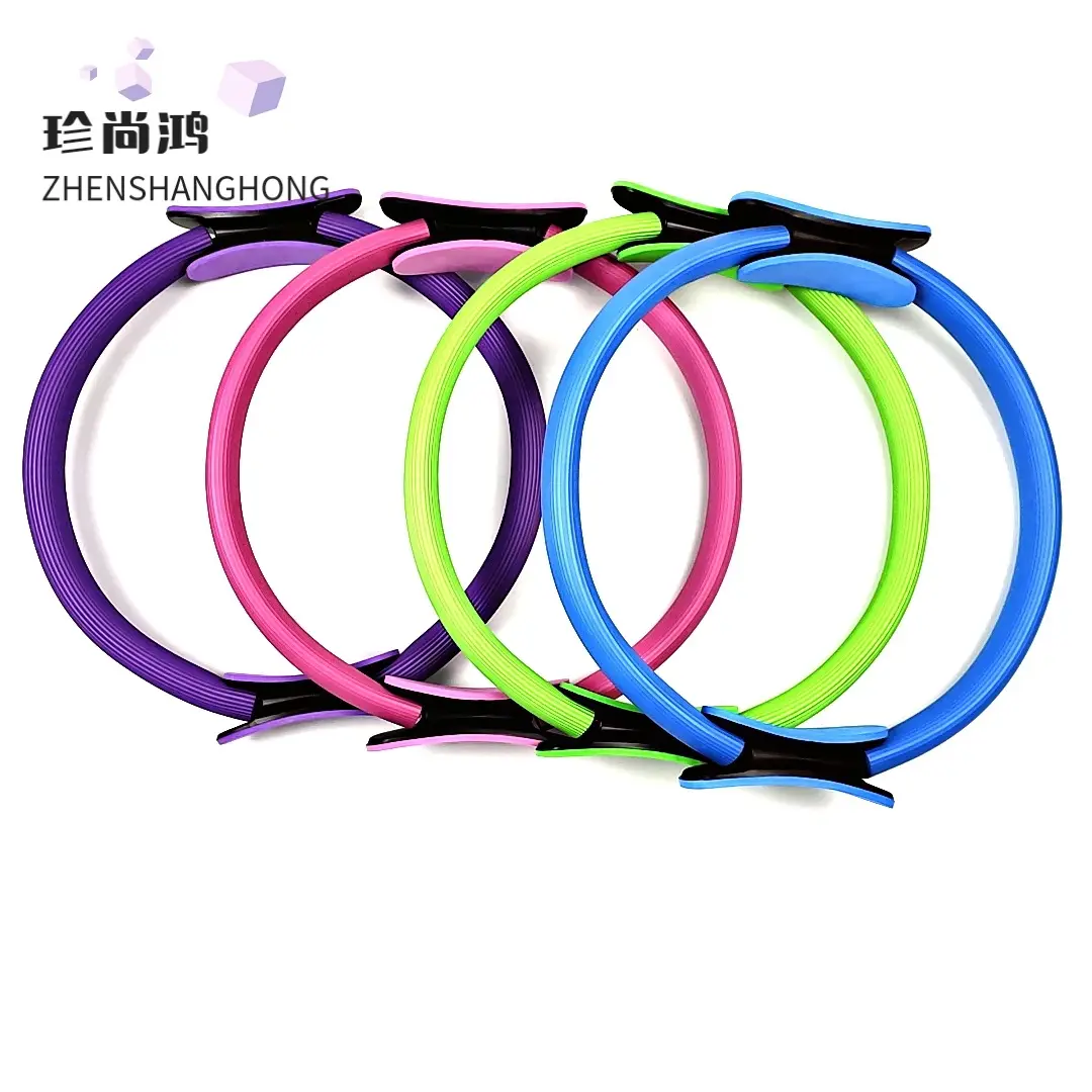 Crescent Handle Pilates Ring Yoga Fitness Sports Equipment Lazy Body Shaping Magic Ring Yoga Resistance Ring