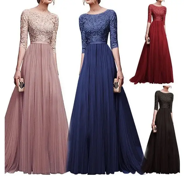 Chiffon Evening Gowns for Women in Multiple Colors — feature 1