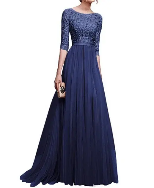 Chiffon Evening Gowns for Women in Multiple Colors — feature 3