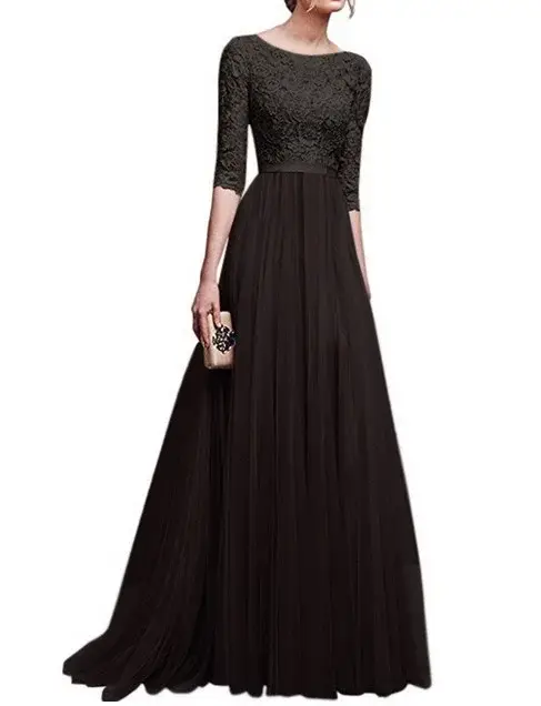Chiffon Evening Gowns for Women in Multiple Colors — feature 5