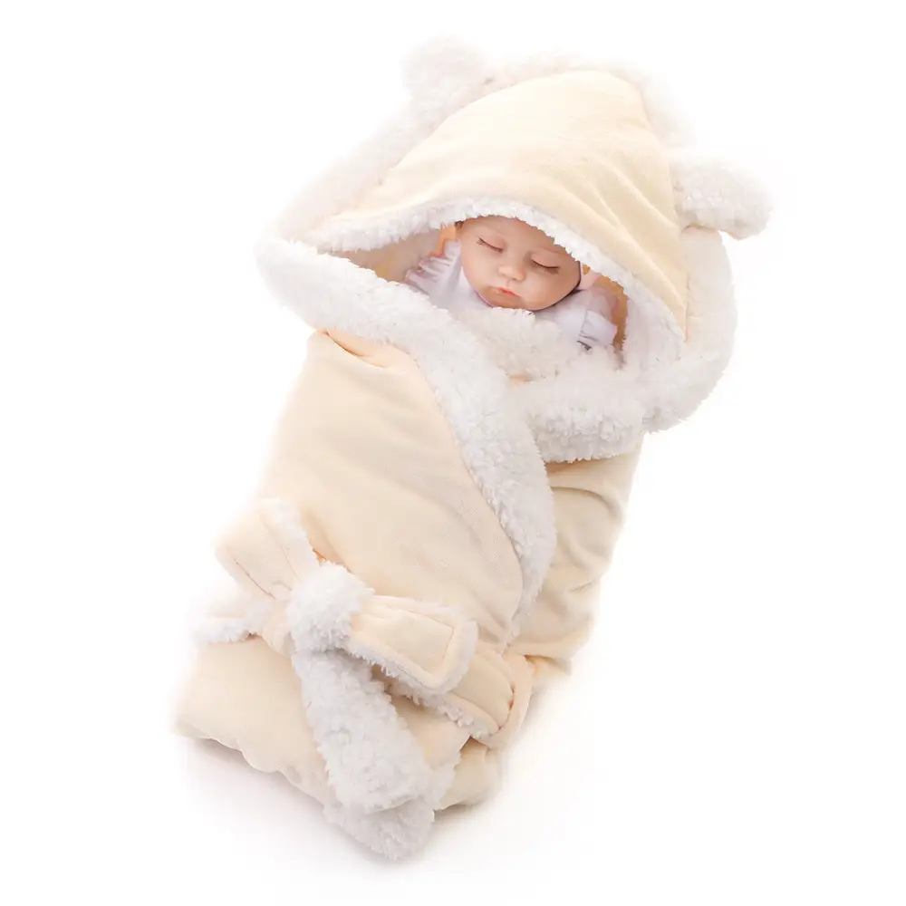 Pink Cloud Baby Swaddle Blanket with Lamination - Image 7