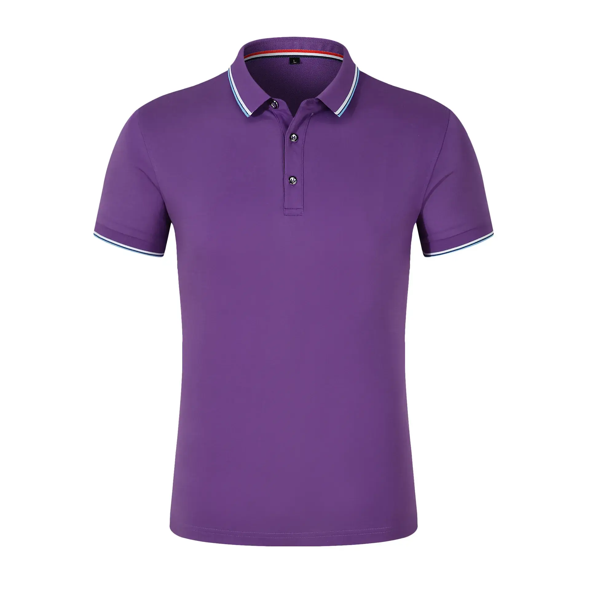 Men Women Black Polo Shirt with Orange Pants Set - Image 3