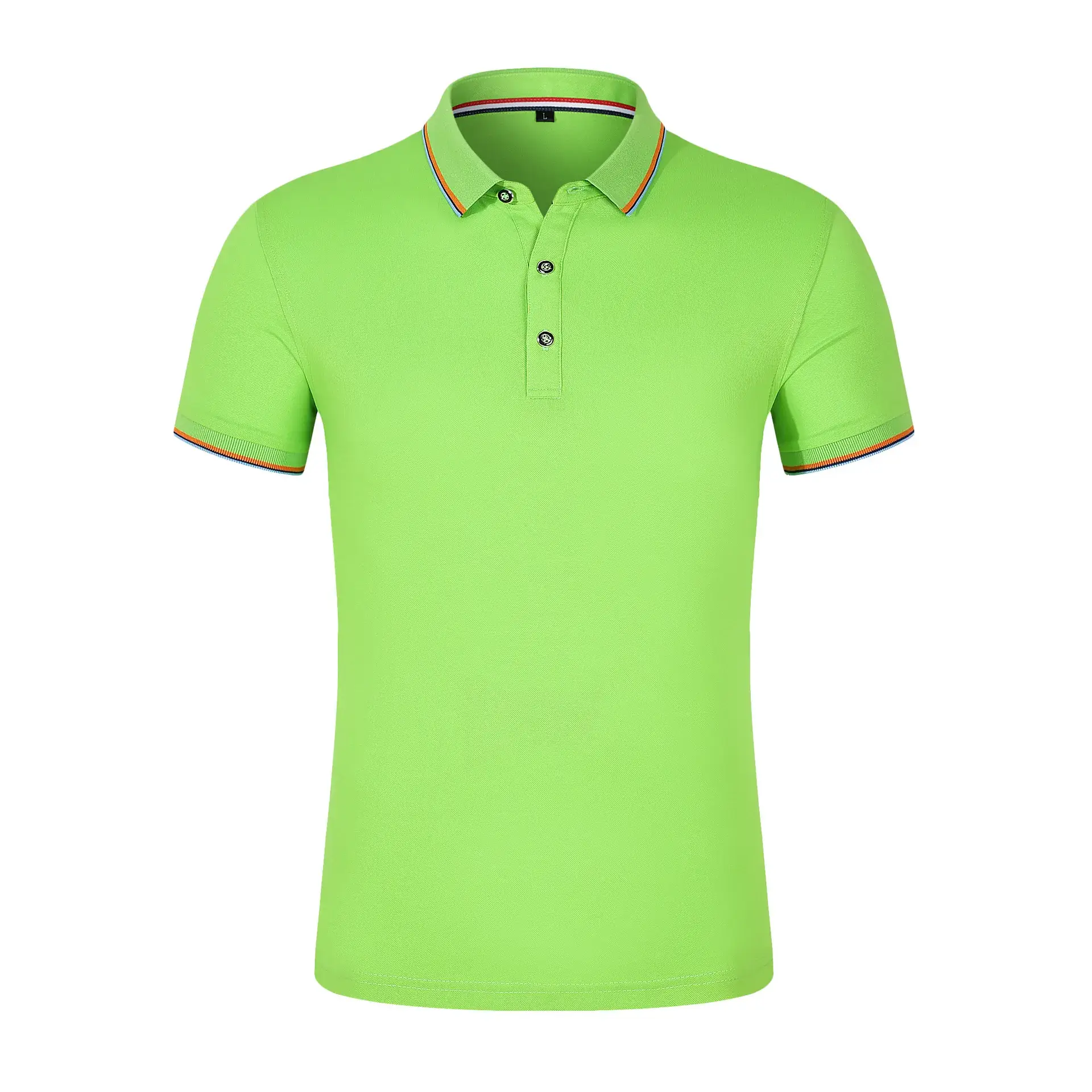 Men Women Black Polo Shirt with Orange Pants Set - Image 8