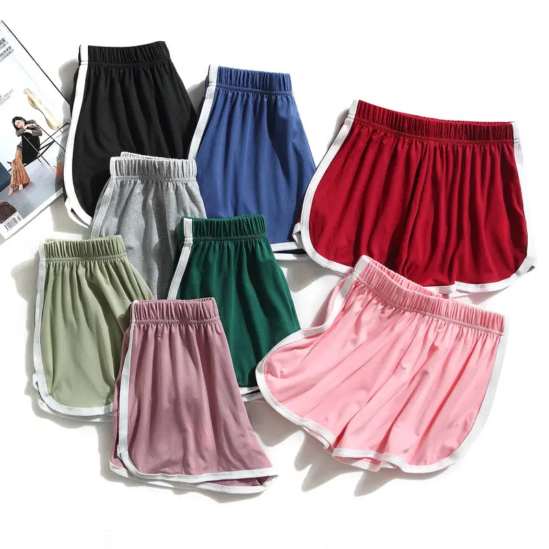 Women's Black Casual Shorts with White Trim 2021 - Image 10