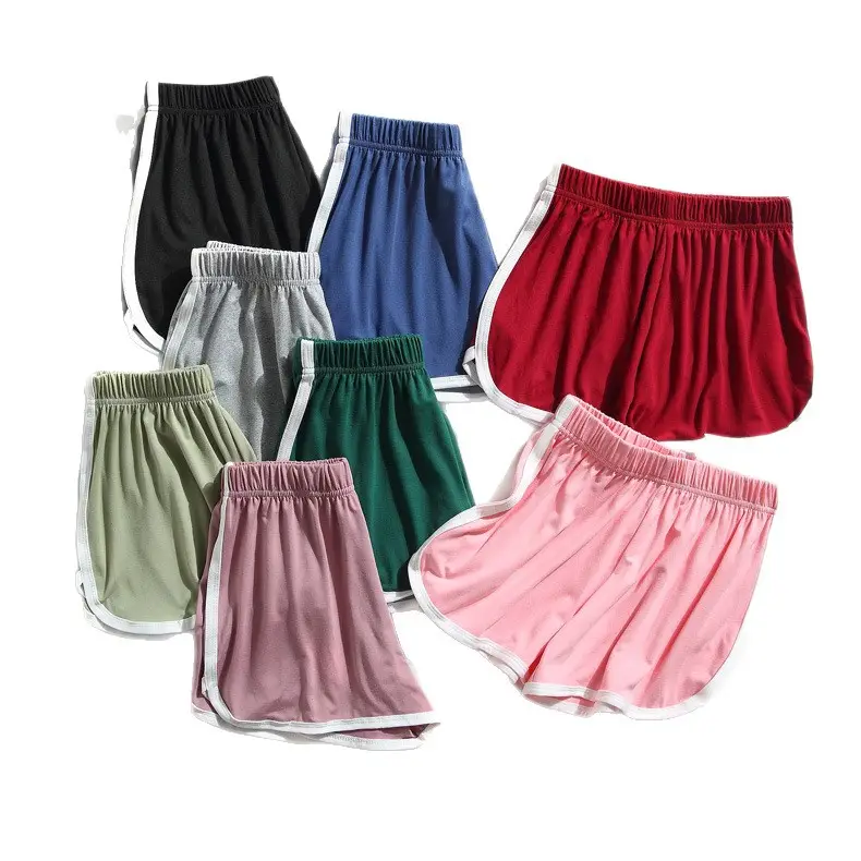 Women's Black Casual Shorts with White Trim 2021 - Image 14