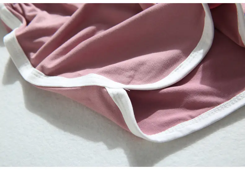 Women's Black Casual Shorts with White Trim 2021 — feature 13