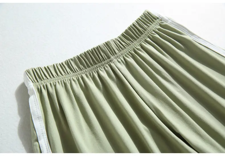 Women's Black Casual Shorts with White Trim 2021 — feature 15
