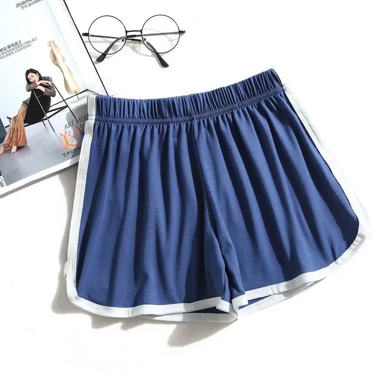 Women's Black Casual Shorts with White Trim 2021 — feature 19