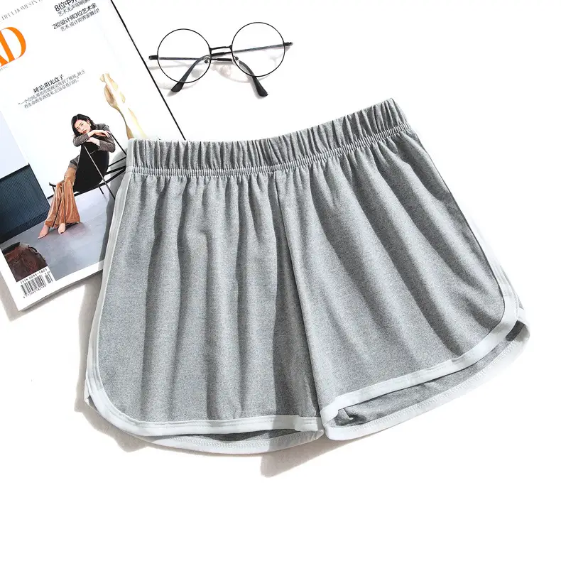 Women's Black Casual Shorts with White Trim 2021 — feature 27