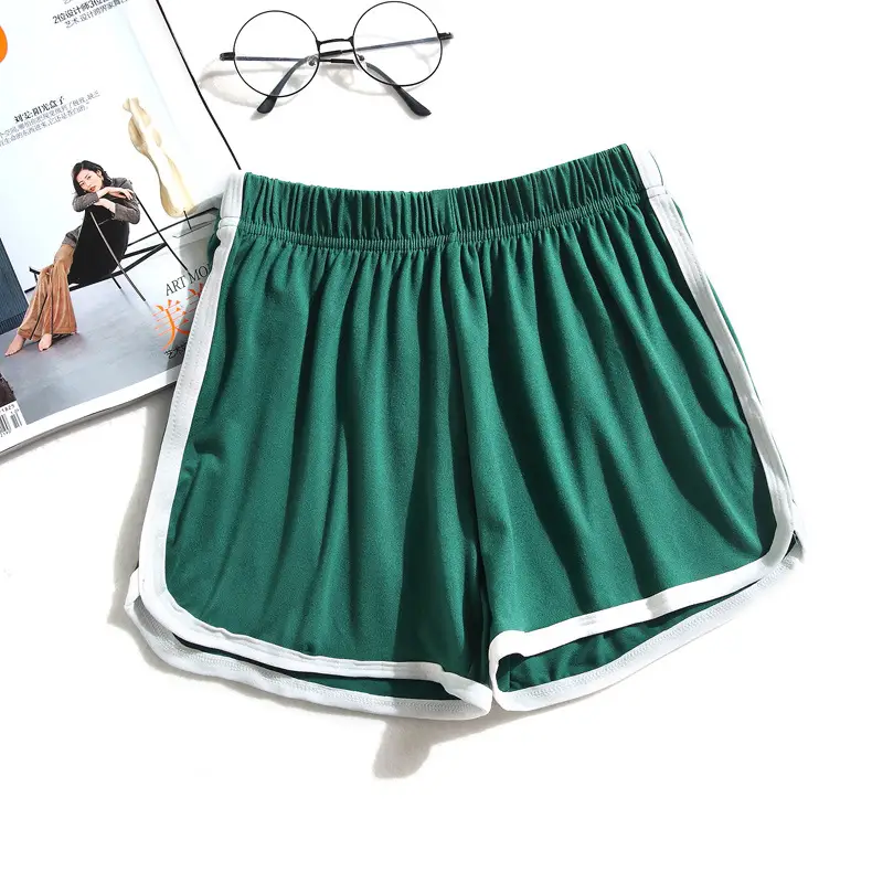Women's Black Casual Shorts with White Trim 2021 — feature 40