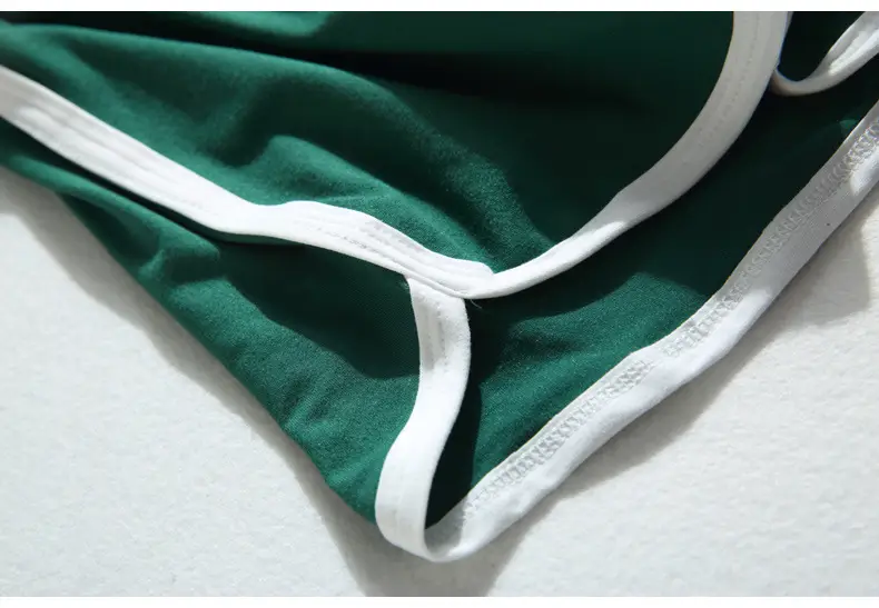 Women's Black Casual Shorts with White Trim 2021 — feature 43