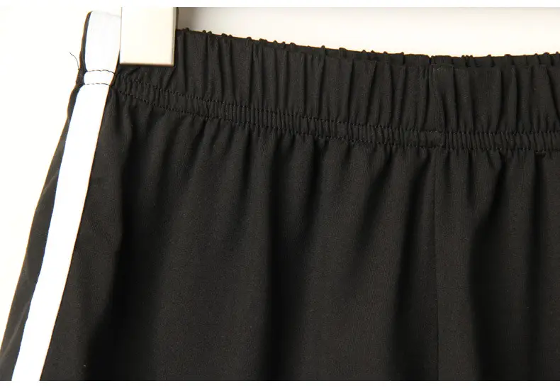 Women's Black Casual Shorts with White Trim 2021 — feature 58