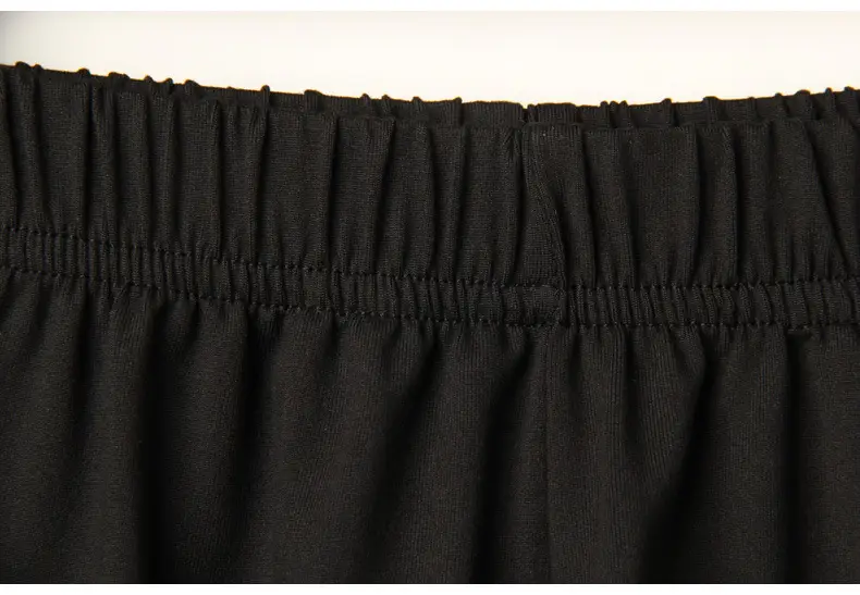 Women's Black Casual Shorts with White Trim 2021 — feature 59