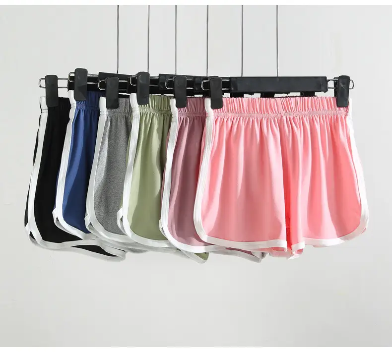 Women's Black Casual Shorts with White Trim 2021 — feature 6
