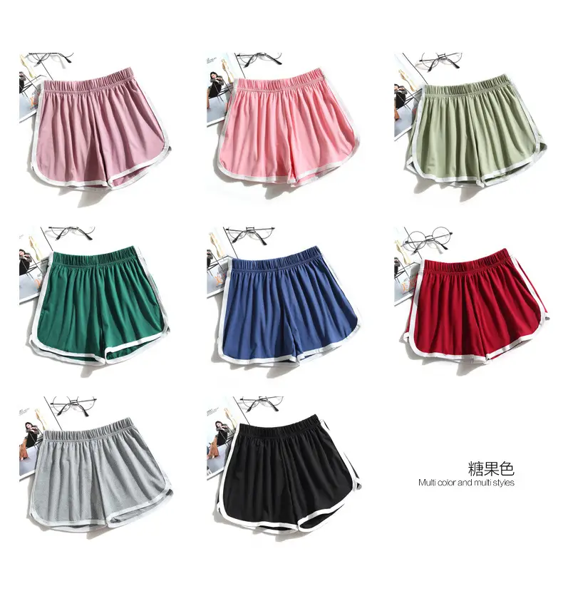 Women's Black Casual Shorts with White Trim 2021 — feature 7