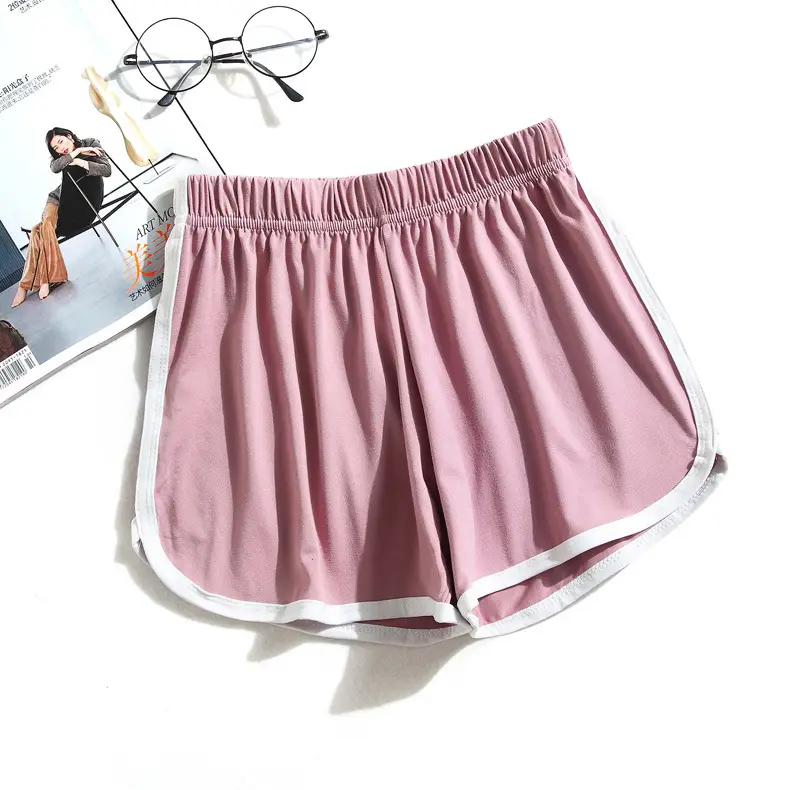 Women's Black Casual Shorts with White Trim 2021 — feature 8