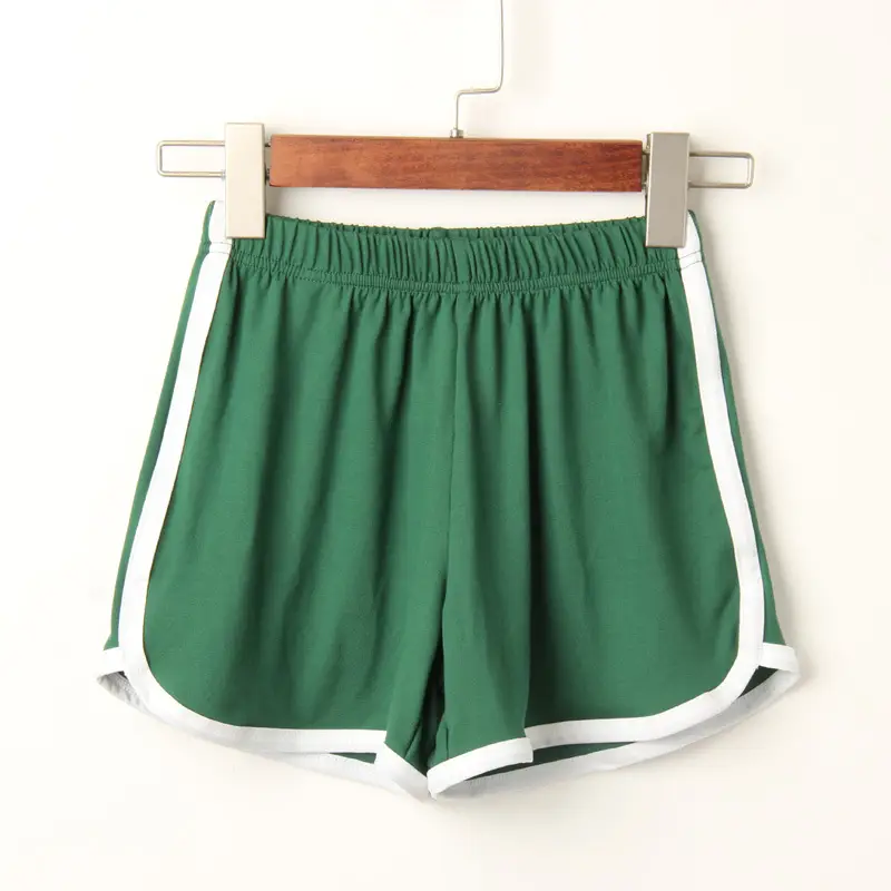 Women's Black Casual Shorts with White Trim 2021 - Image 2