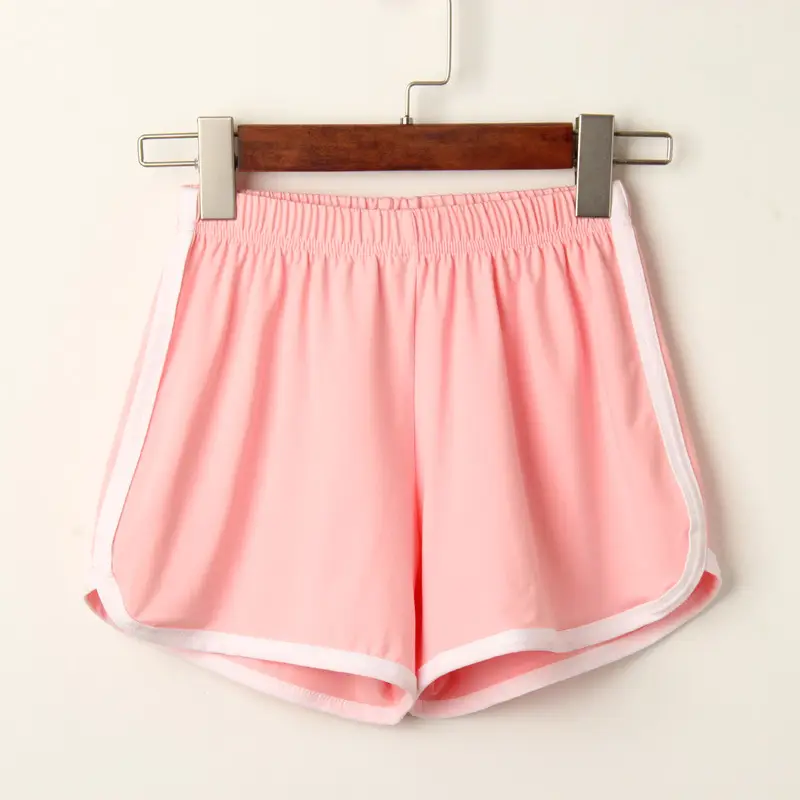 Women's Black Casual Shorts with White Trim 2021 - Image 4