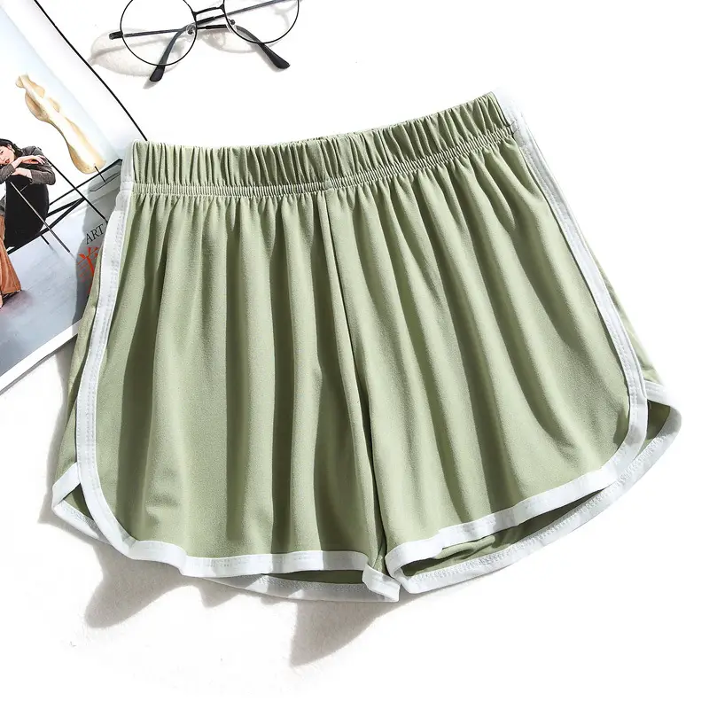 Women's Black Casual Shorts with White Trim 2021 - Image 6