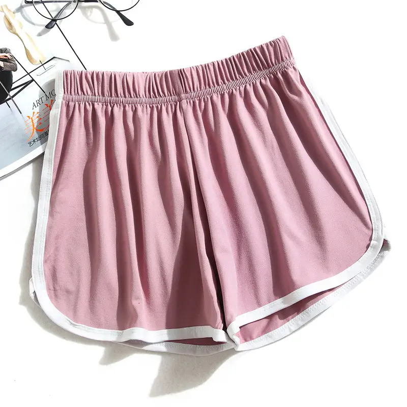 Women's Black Casual Shorts with White Trim 2021 - Image 8