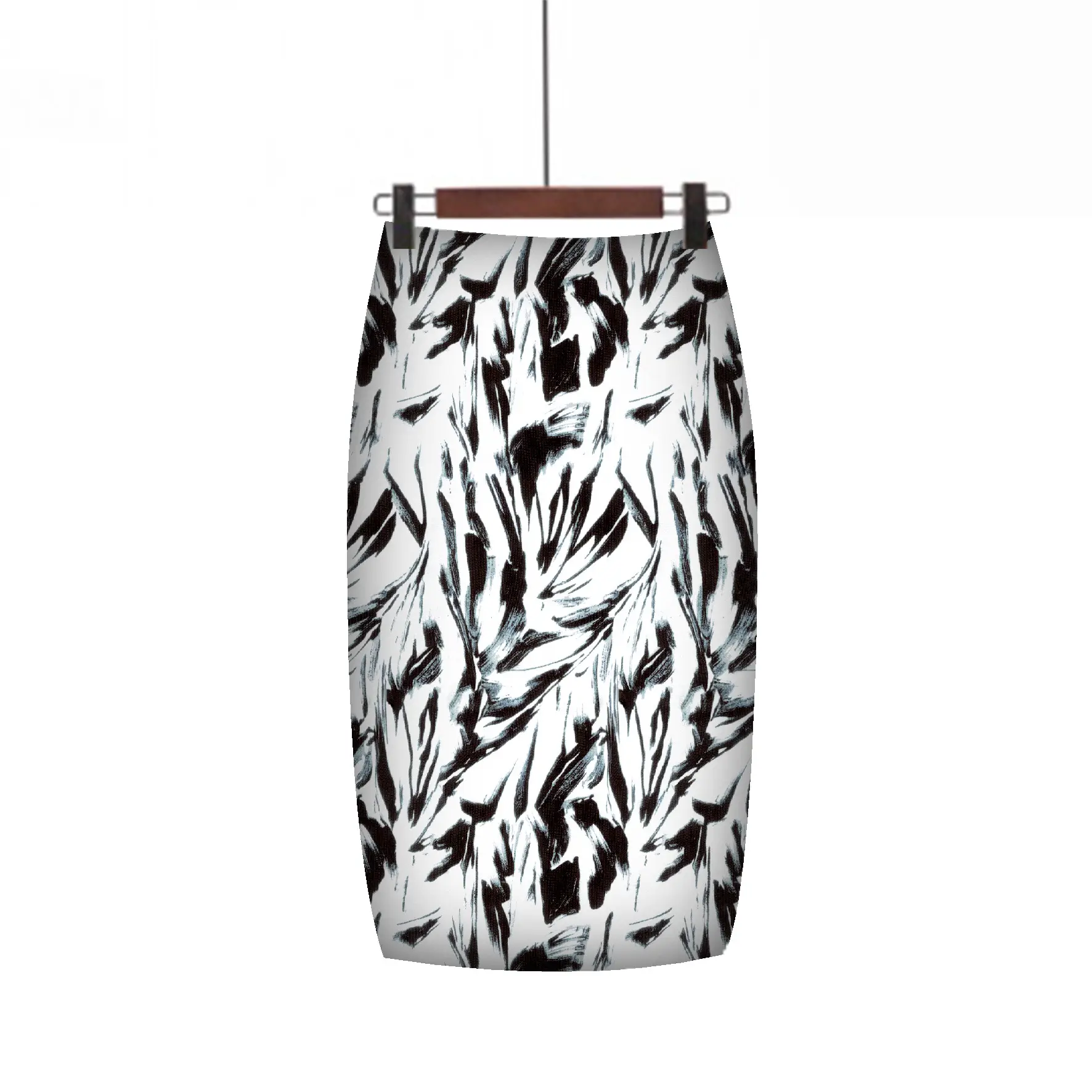 Digital Print Hip Hug Women Skirt Pink Leopard Print - Image 26
