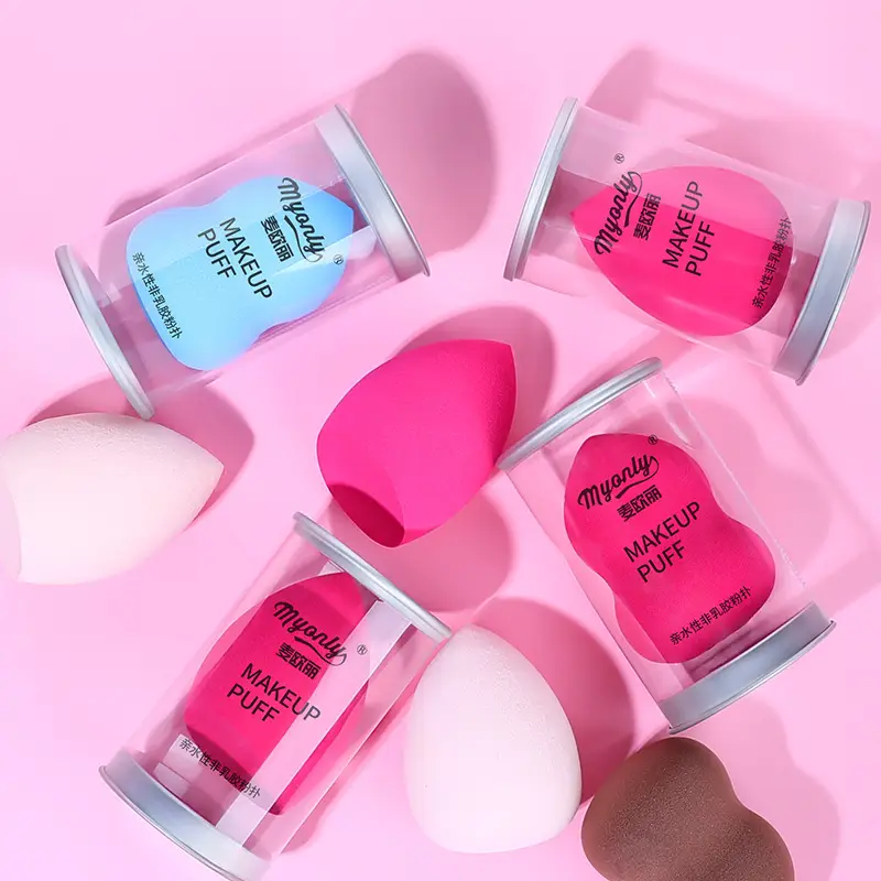 Maioli Water-Based Makeup Puff Pink Egg Shape