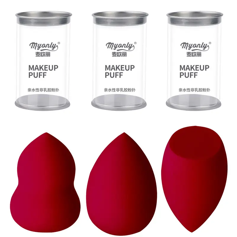 Maioli Water-Based Makeup Puff Pink Egg Shape
