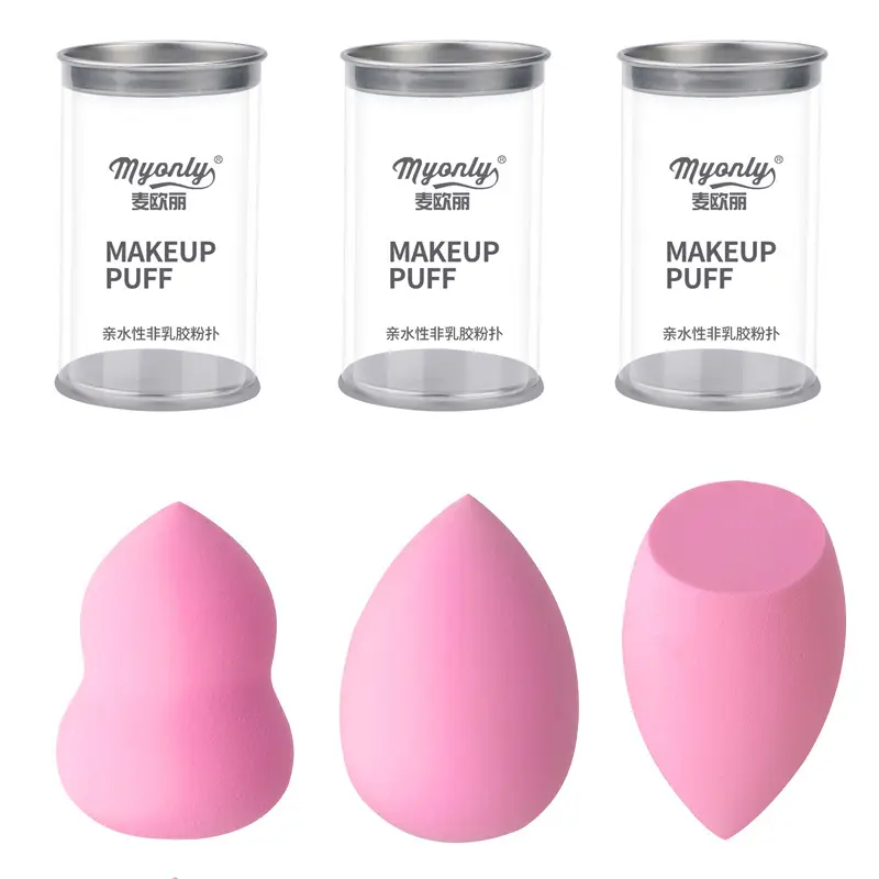 Maioli Water-Based Makeup Puff Pink Egg Shape
