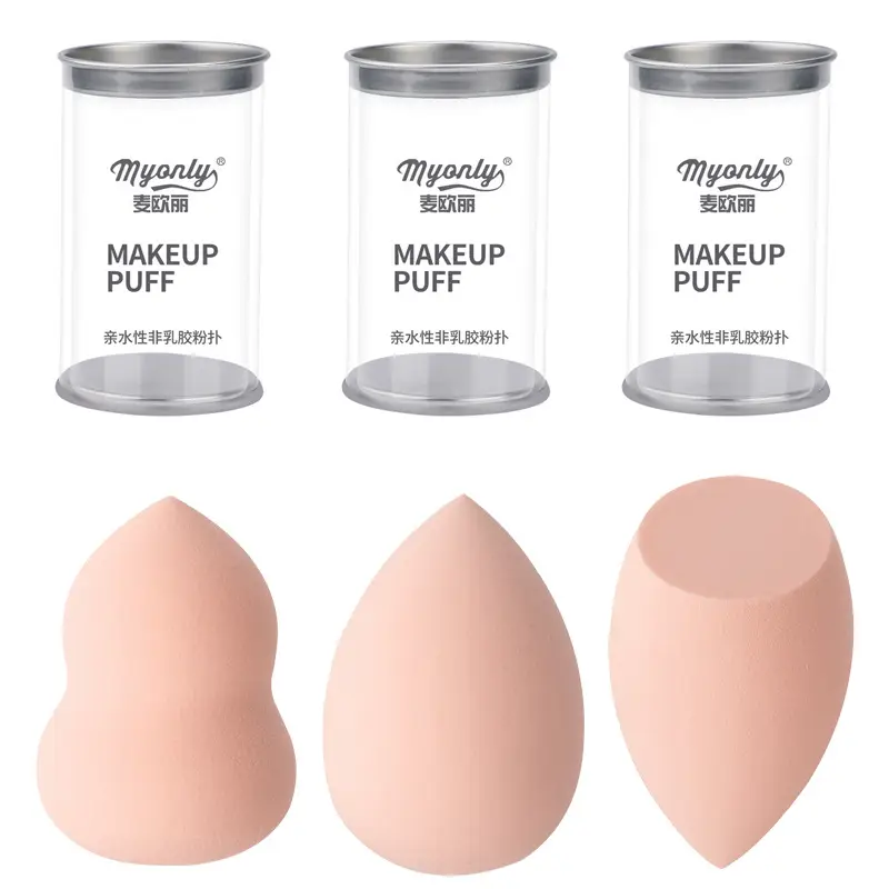 Maioli Water-Based Makeup Puff Pink Egg Shape