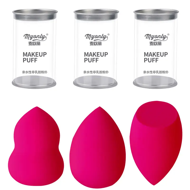 Maioli Water-Based Makeup Puff Pink Egg Shape