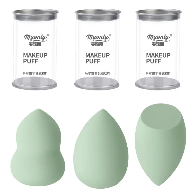 Maioli Water-Based Makeup Puff Pink Egg Shape