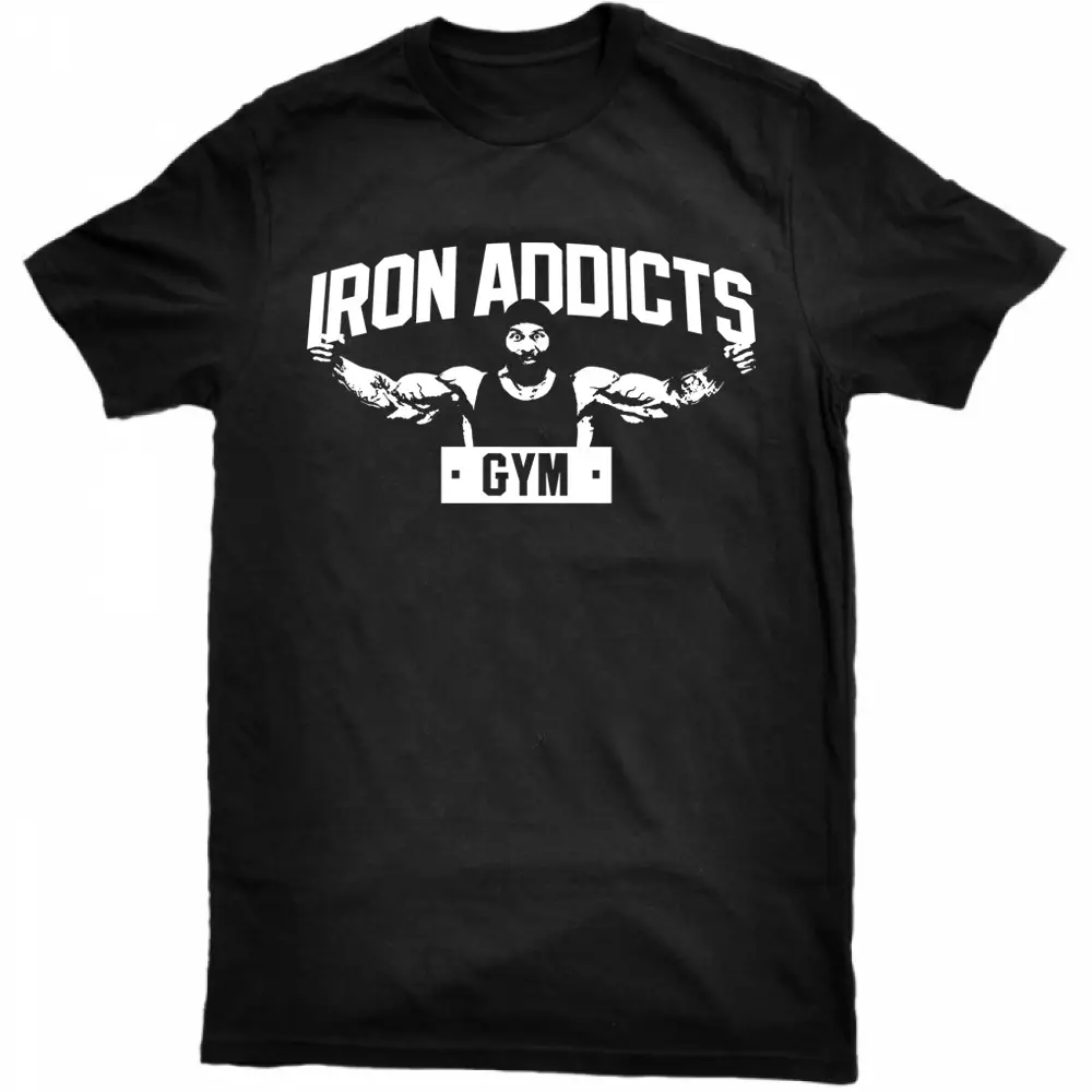 Iron Addicts Gym Men Maroon T-Shirt 2018