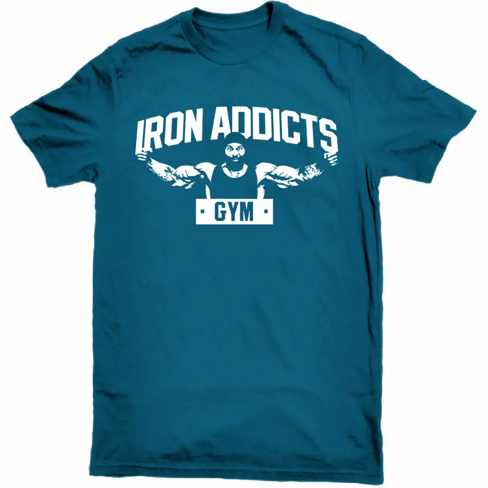 Iron Addicts Gym Men Maroon T-Shirt 2018