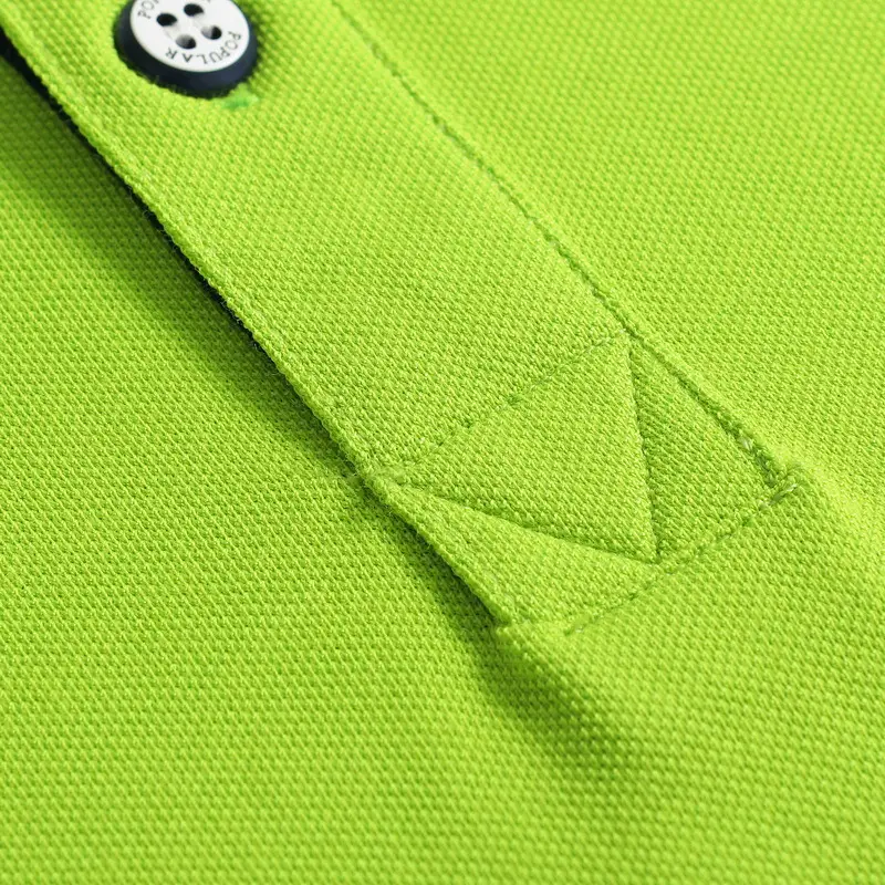 Men White Polo Shirt with Logo Embroidery - Image 15