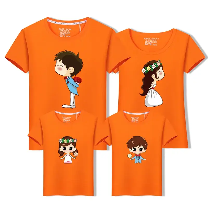 Family 3-Piece Blue T-Shirt Set for Kids Summer Casual Wear - Image 10