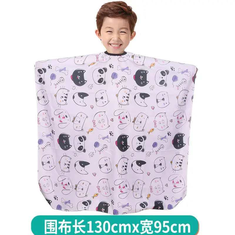 Baby Hair Blocking Scarf Blue Cartoon 120x160cm