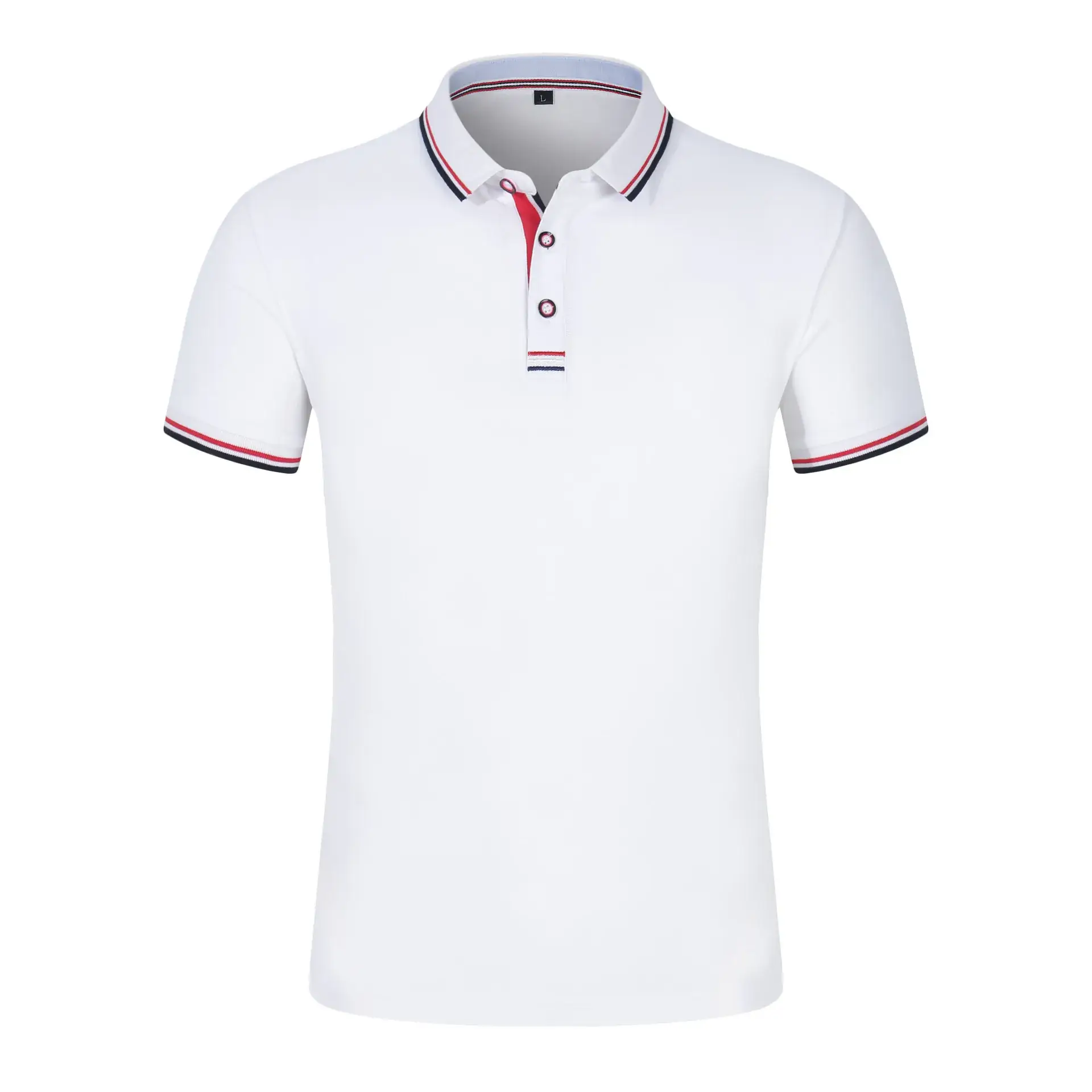 Men Women Copper Ammonia Polo Shirt with Double Beads