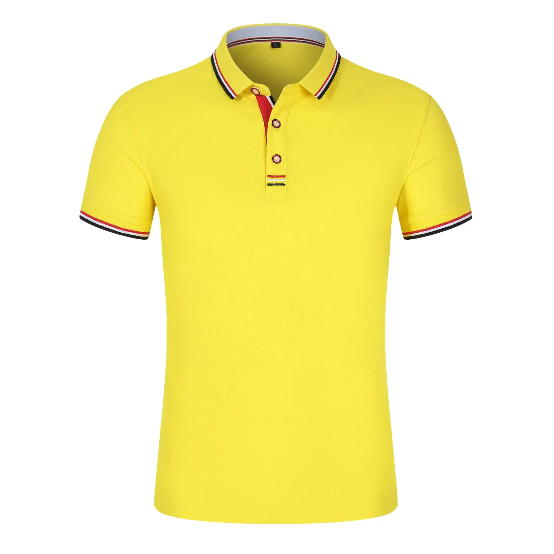 Men Women Copper Ammonia Polo Shirt with Double Beads - Image 3