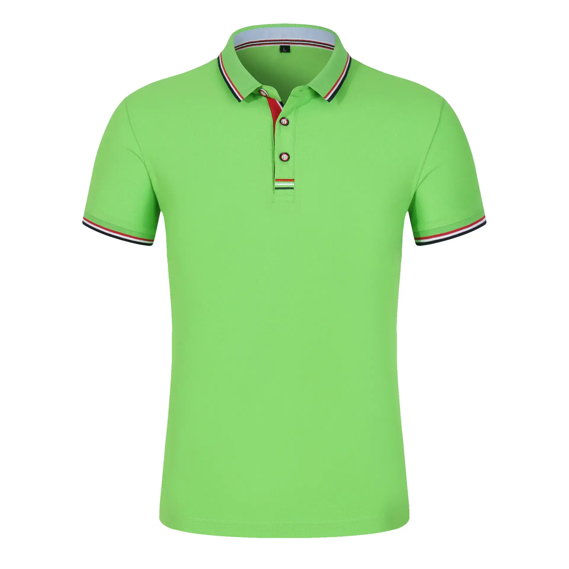 Men Women Copper Ammonia Polo Shirt with Double Beads - Image 5