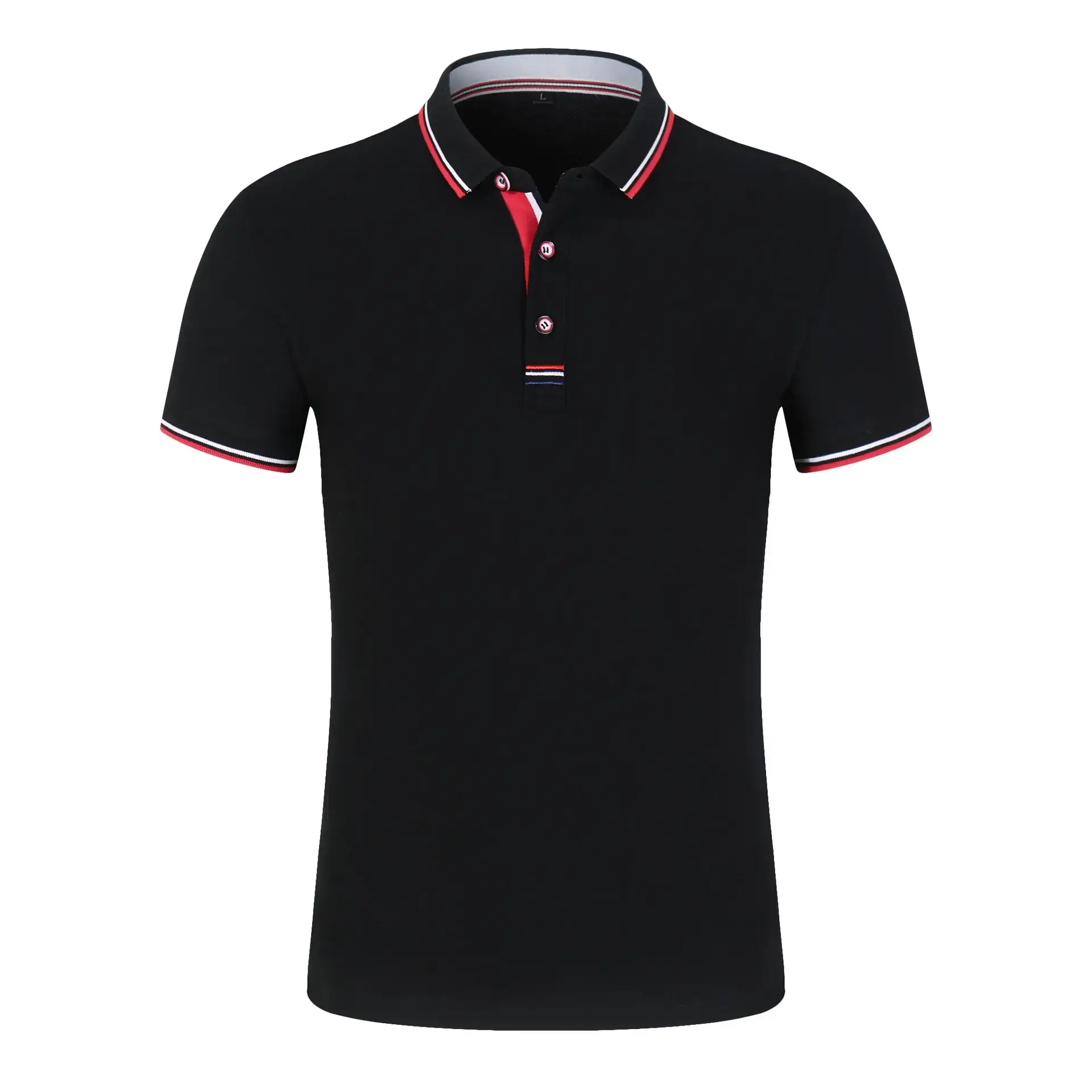 Men Women Copper Ammonia Polo Shirt with Double Beads - Image 6
