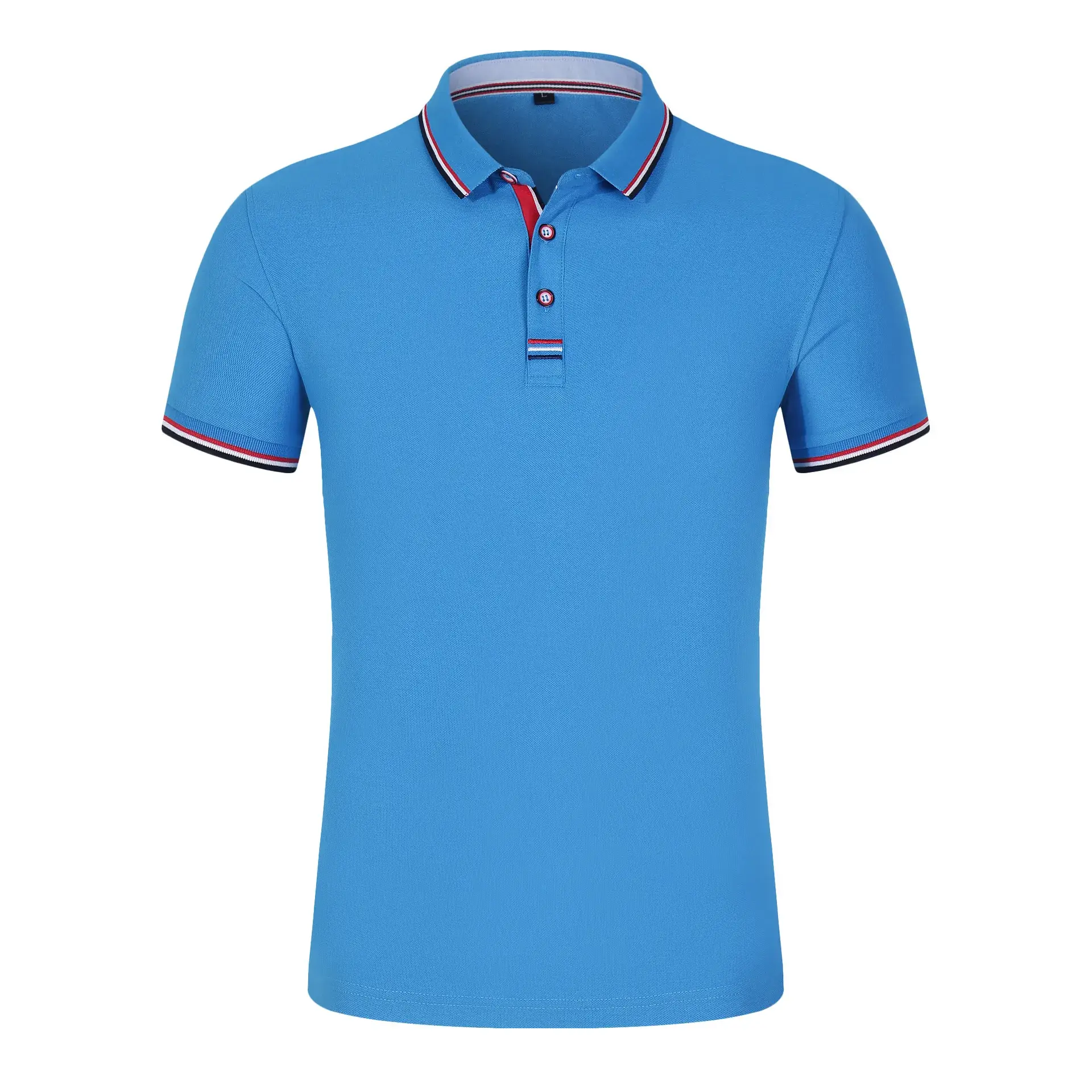 Men Women Copper Ammonia Polo Shirt with Double Beads - Image 7