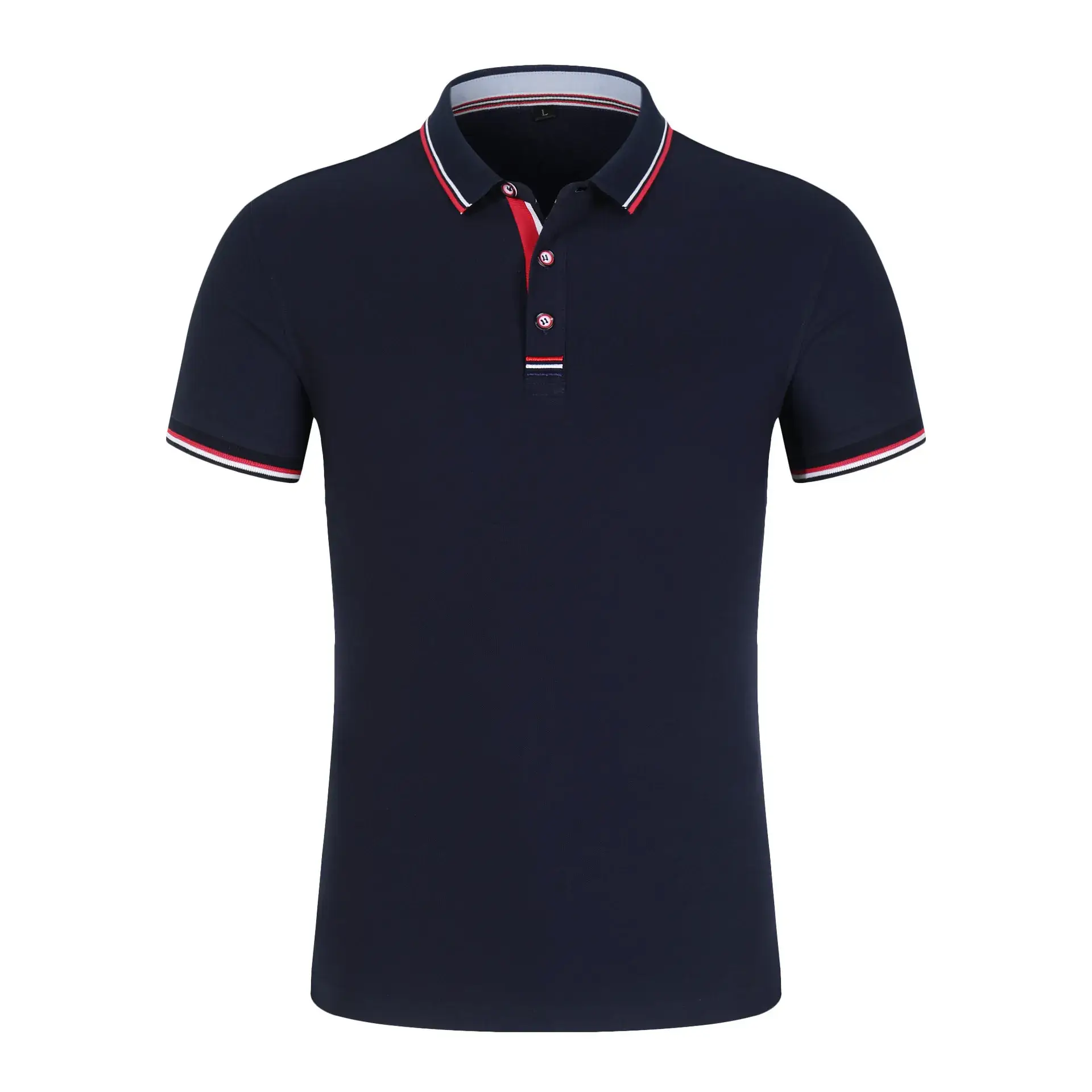 Men Women Copper Ammonia Polo Shirt with Double Beads - Image 9