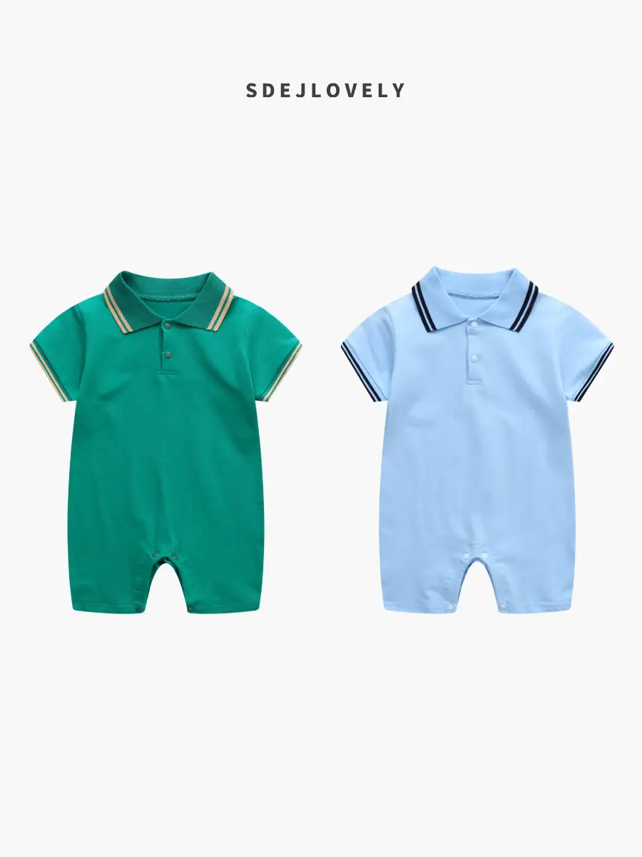 Baby Cotton Pique Shorts Light Blue 0-1Yr