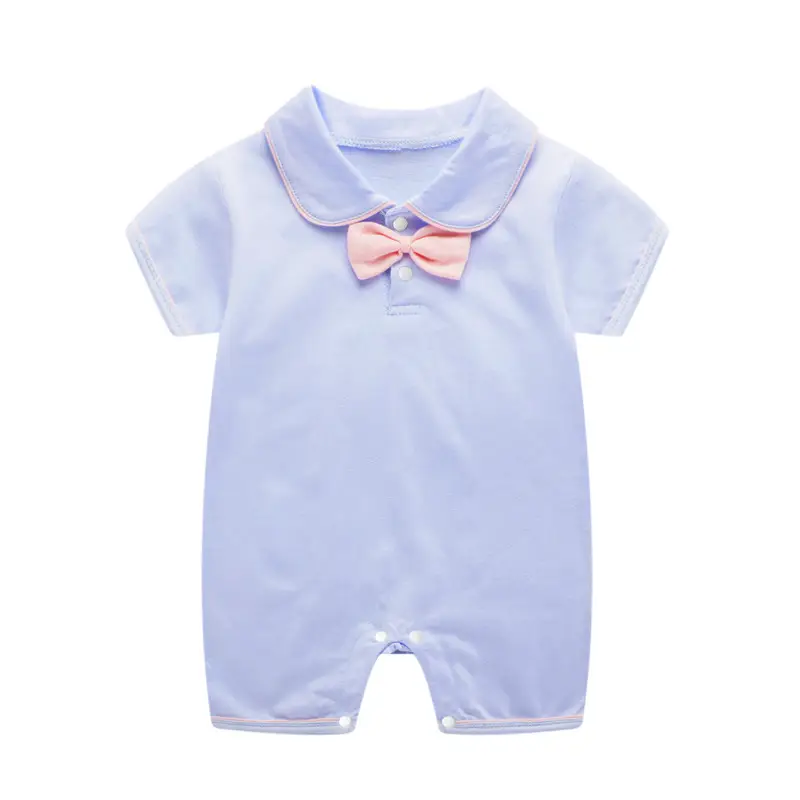 Baby Cotton Pique Shorts Light Blue 0-1Yr