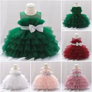 Baby Princess Dress Pink Floral One Year Old — feature 19